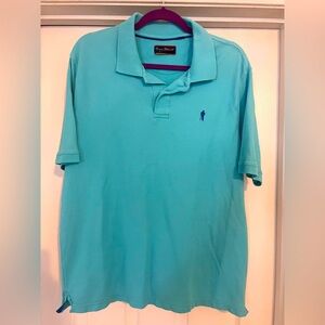 Payne Stewart Men’s Turquoise Short Sleeve Golf Polo Shirt Size Unknown